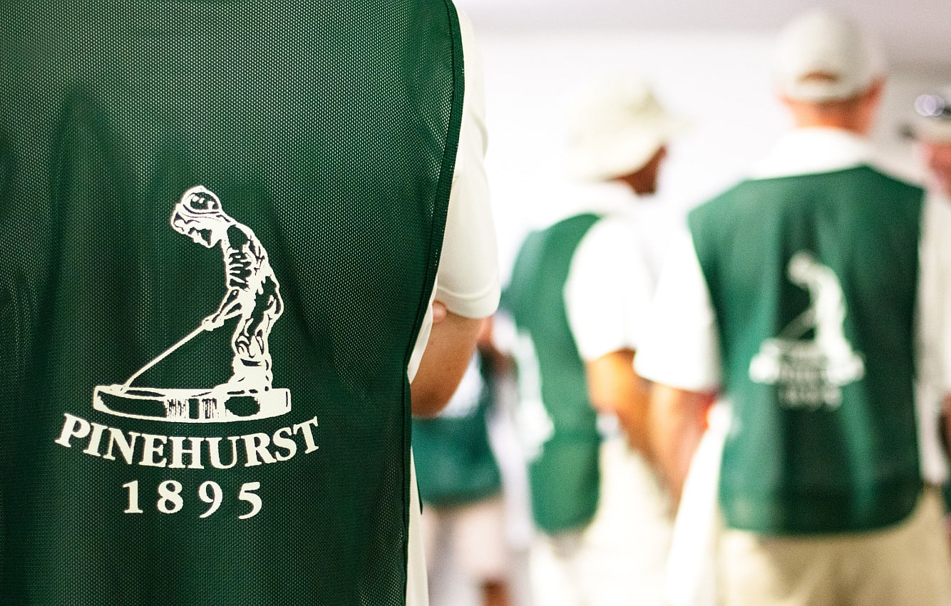 uniforms for Pinehurst caddies