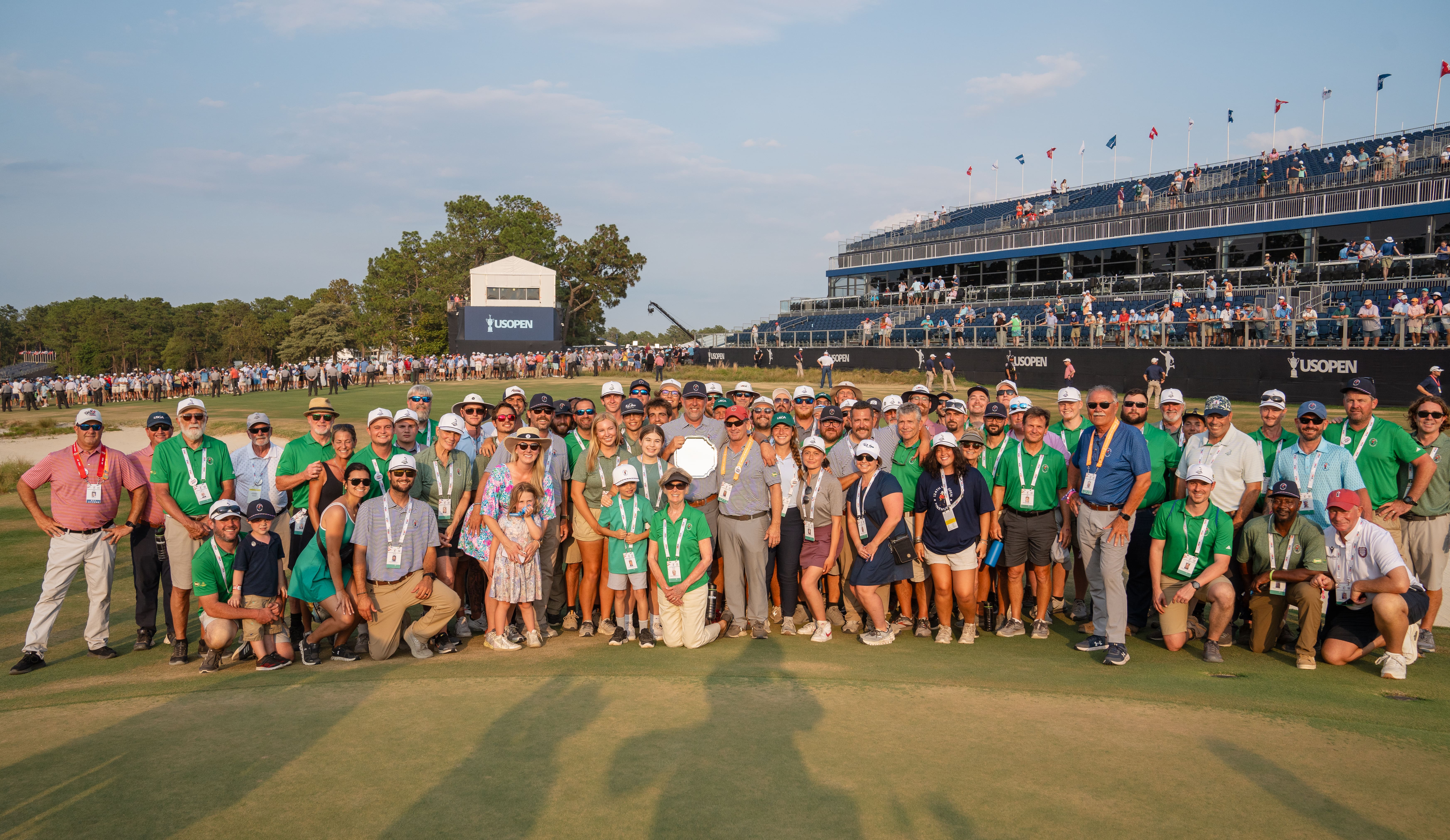 John Jeffreys and the Golf Course Maintenance Staff