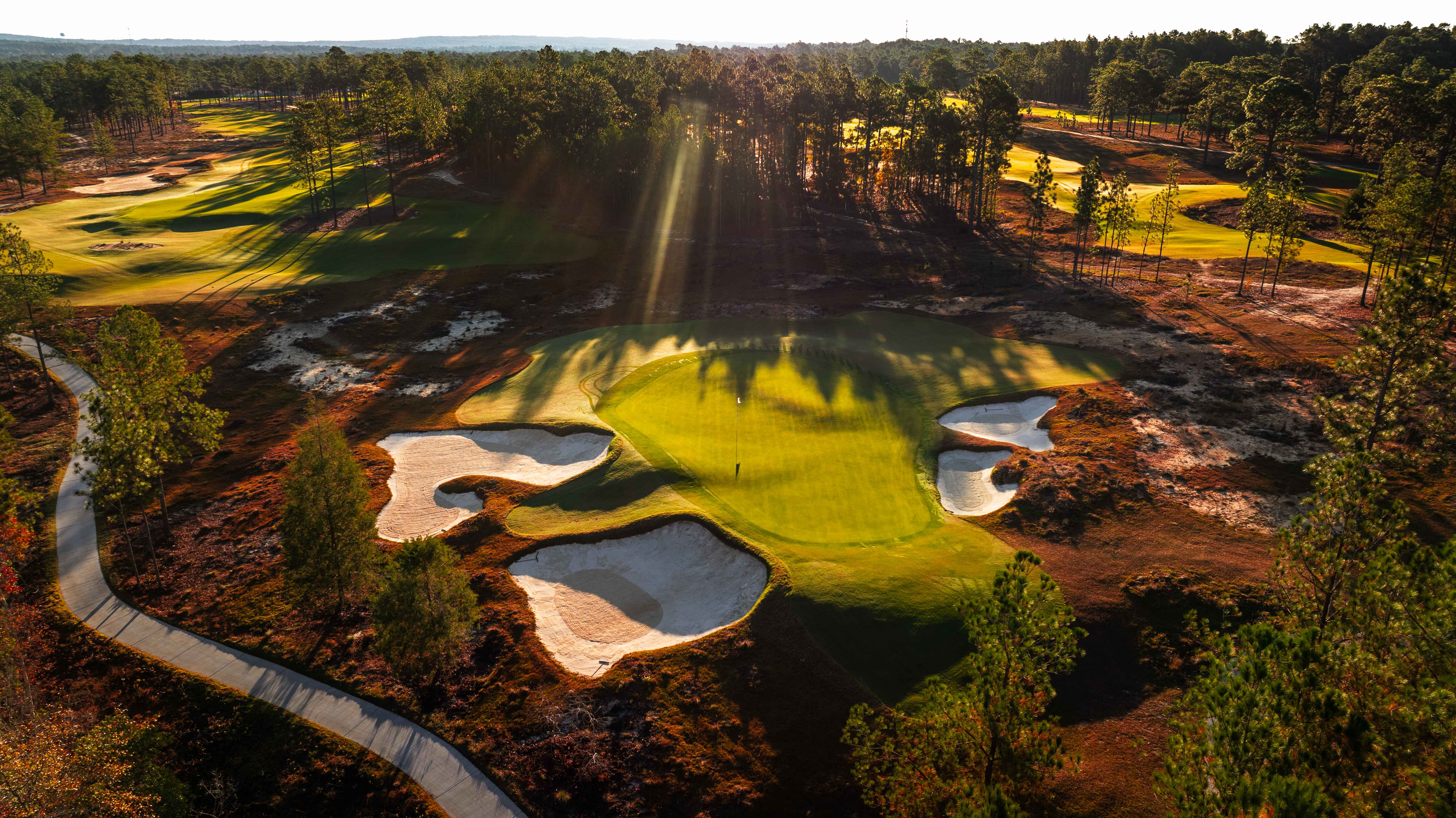 Hole 2 at Pinehurst No. 10