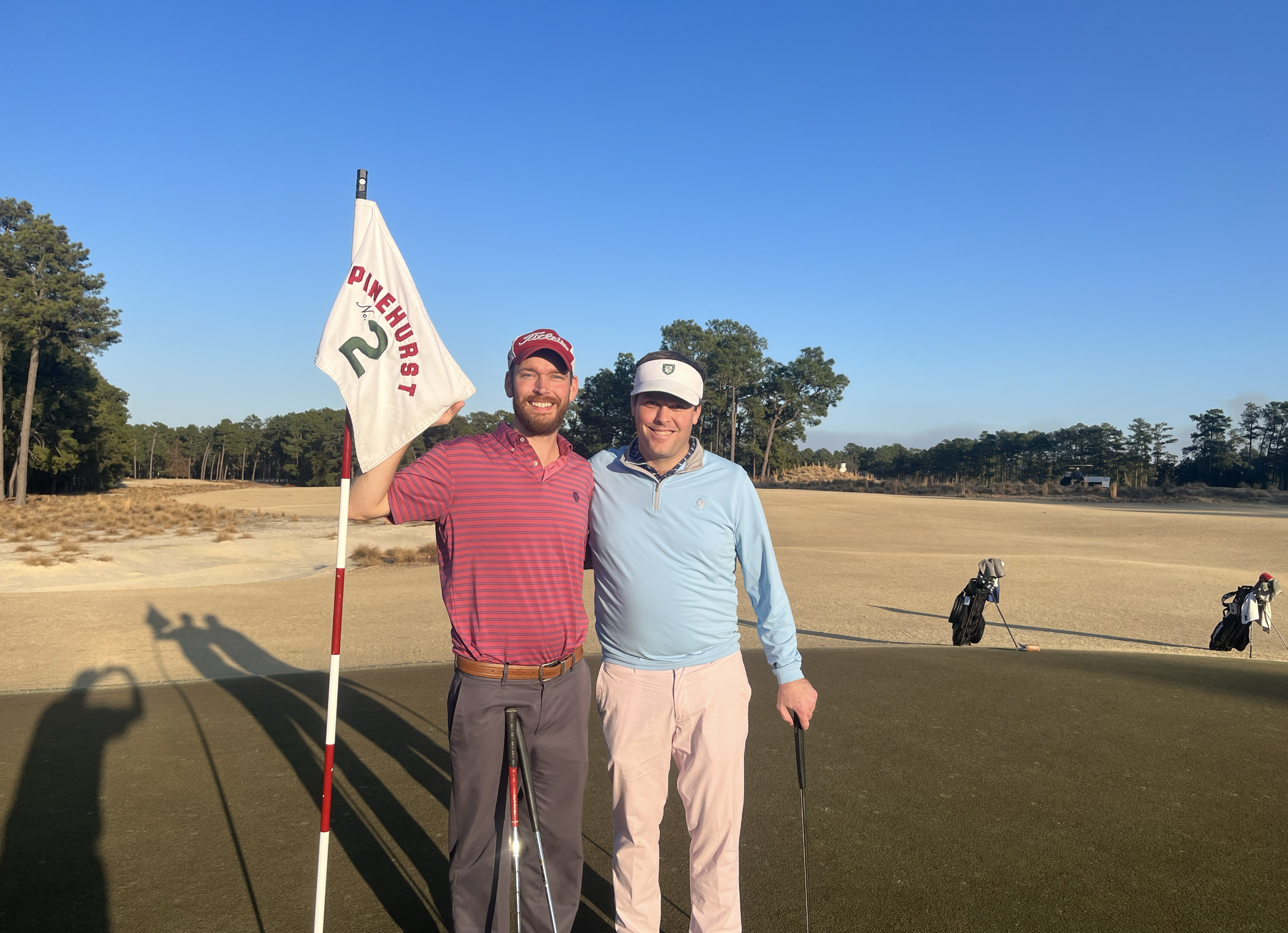 Kent and Greg Hubbard complete their magical round on Pinehurst No. 2.