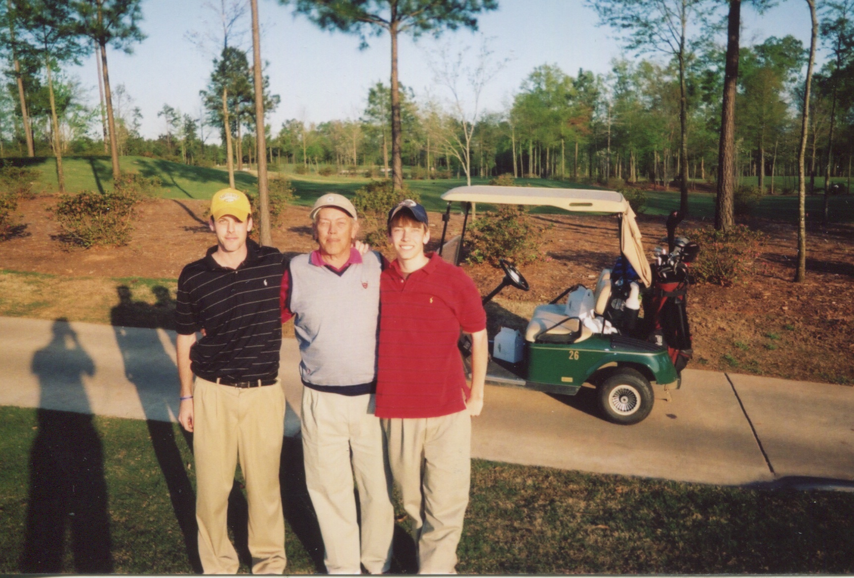 Greg, Bill and Kent always found solace, sanctuary and companionship on the golf course.